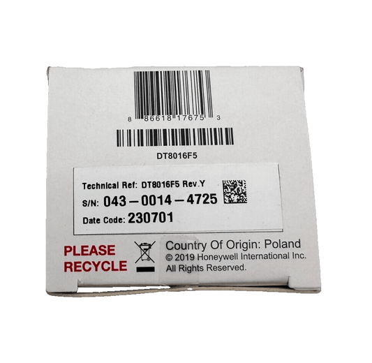 HONEYWELL DT8016F5 DUAL TEC MOTION SENSOR - KLR Automation