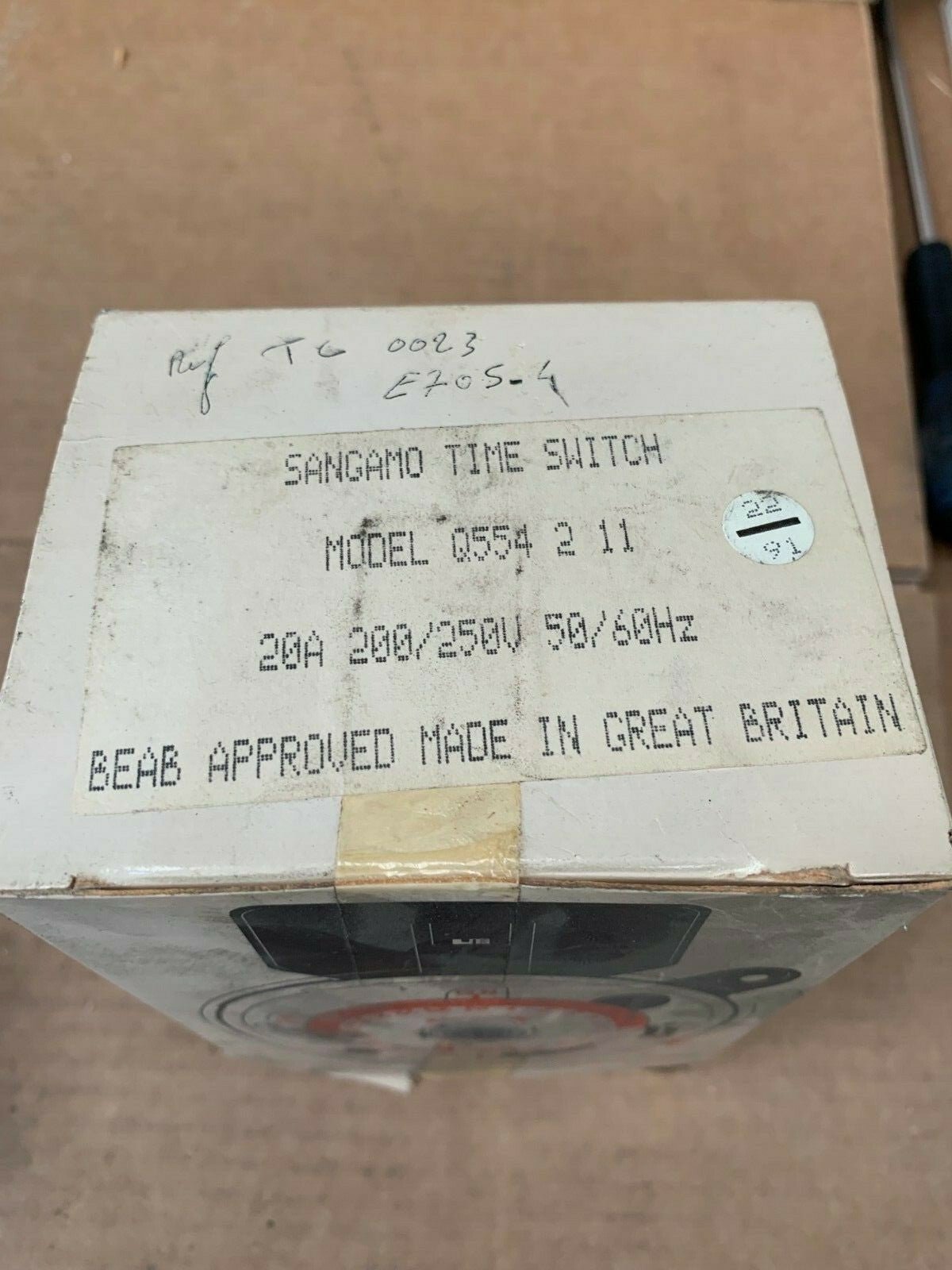 @@ Sangamo Q554 2 11 Round Pattern Time Switch Rpts Timer E850/Q550/S250 - KLR Automation