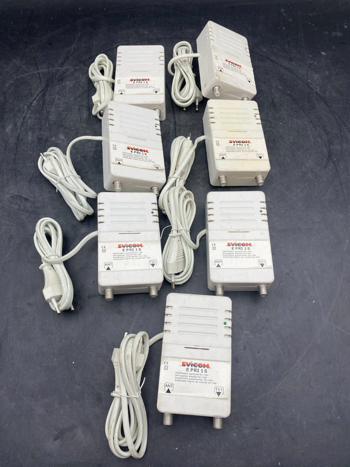 EVICOM E PRI 1S AMPLIFICATEUR AUTONOME TERR+SAT 1 SORTIE x7pc