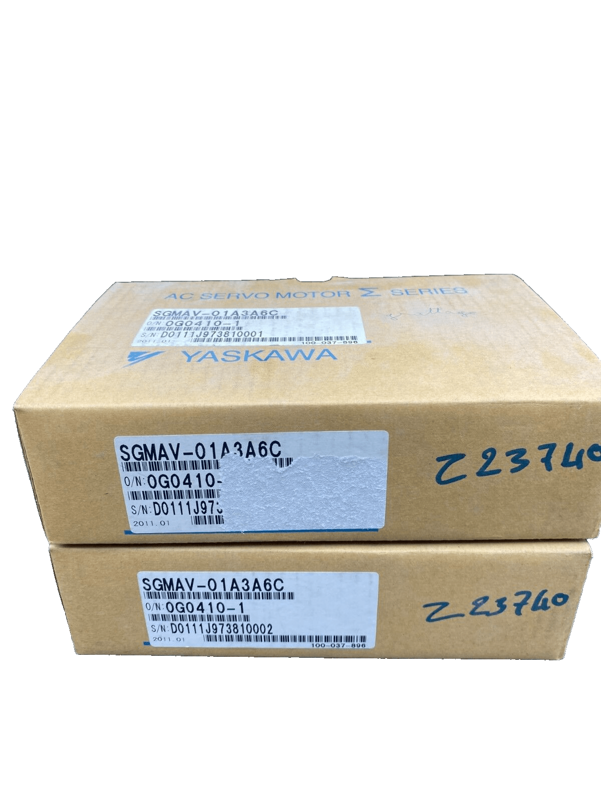 YASKAWA SGMAV - 01A3A6C 0G0410 - 1 100W 200V 0.91A 3PH 3000 MIN - 1 0.318 Nm x1pc - KLR Automation