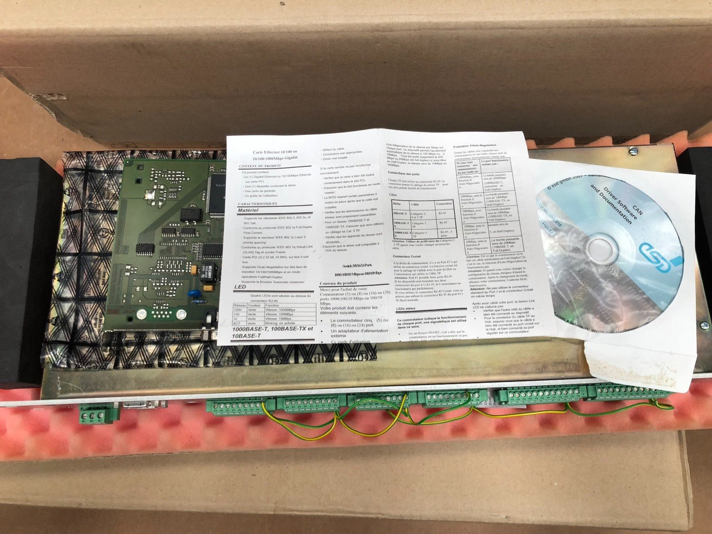 CAN - Control - I/O Digital Inputs and Outputs - Plug - in Case 64 I/O esd electronics - KLR Automation