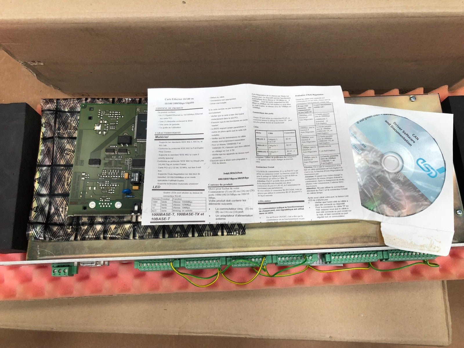 CAN - Control - I/O Digital Inputs and Outputs - Plug - in Case 64 I/O esd electronics - KLR Automation