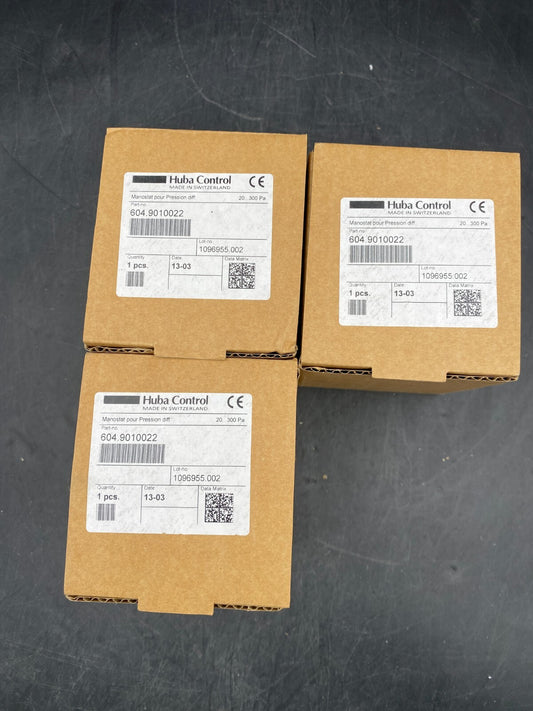 1pc x HUBA CONTROL 604.9010022 DIFFERENTIAL PRESSURE MANOSTAT 20/300PA - KLR Automation