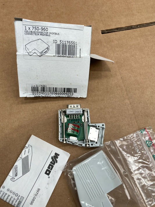 Wago 750 - 960 PROFIBUS - Feldbusstecker, 9 Pol D - Sub, SPS Profibus , Feldbus - la - KLR Automation