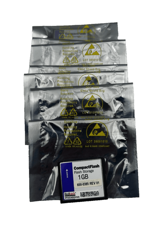 COMPACTFLASH REDBACK IPUCAEKVAA FLASH STORAGE 1GB x8pc - KLR Automation