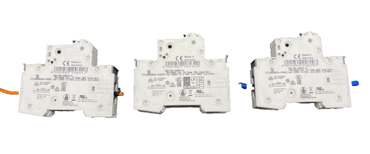 SIEMENS 5SY6103-7 MCB C3 + 5SY4104-7 MCB C4 +5SY6125-7 MCB C25 CIRCUIT BREAKER