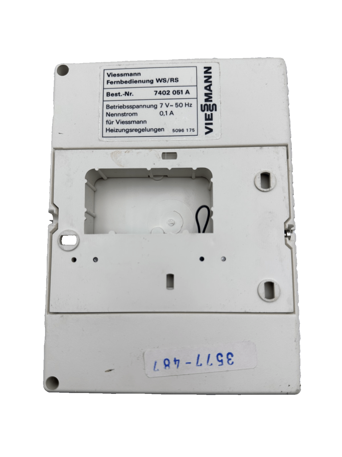 VIESSMANN 7402 051 A TELECOMMANDE WS/RS 7V 50Hz 0.1A - KLR Automation