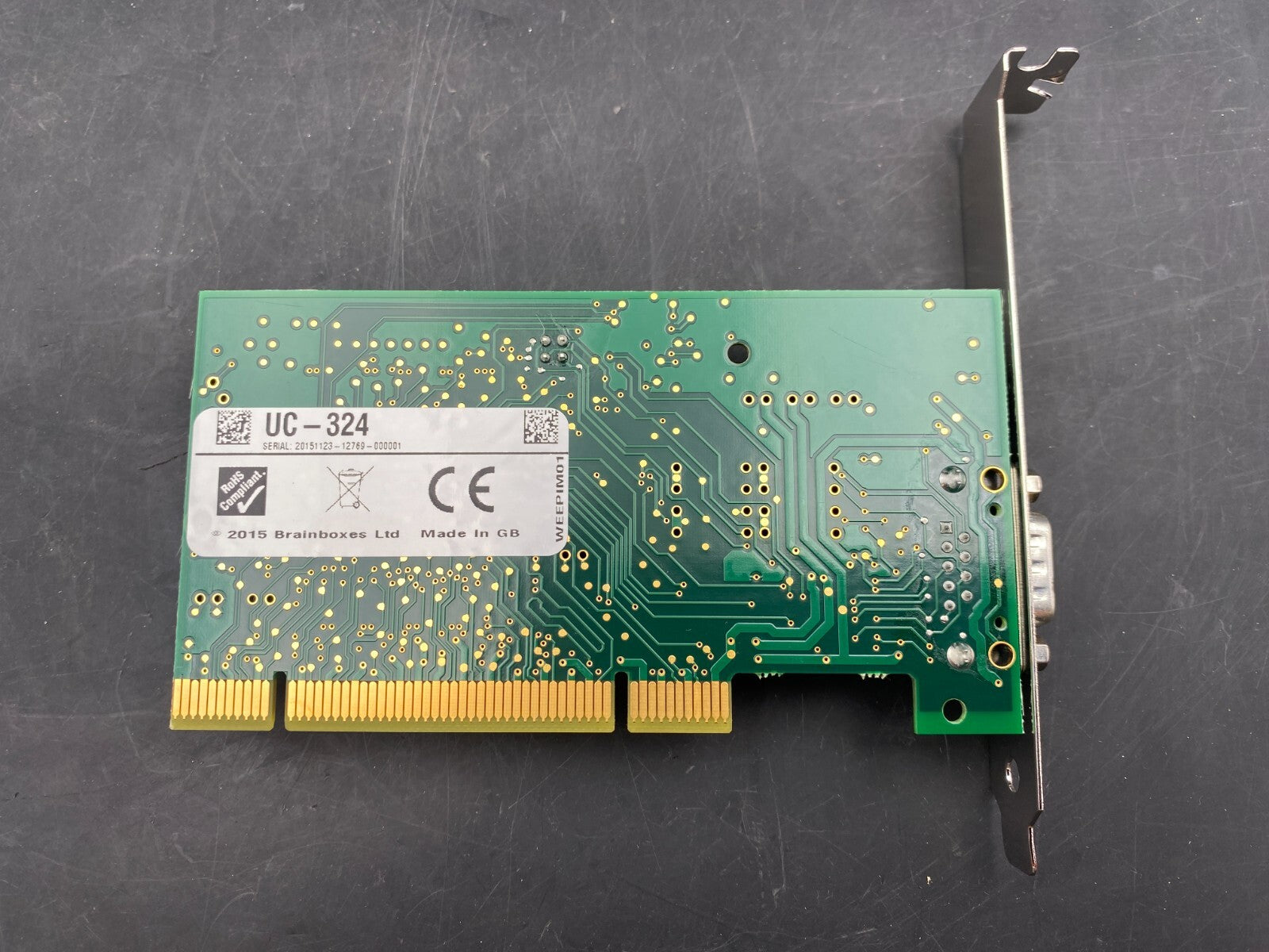 BRAINBOXES UNIVERSAL PCI REV 2 UC-324