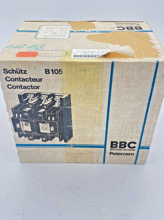 BBC Petercem B - 105 30 - 11 Contactor 105 Amp 240 Volt Coil - KLR Automation