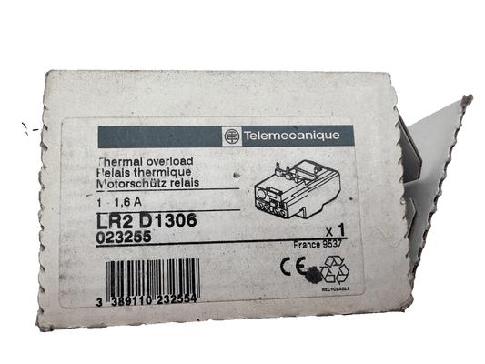TELEMECANIQUE LR2D1306 RELAIS THERMIQUE x2pc - KLR Automation