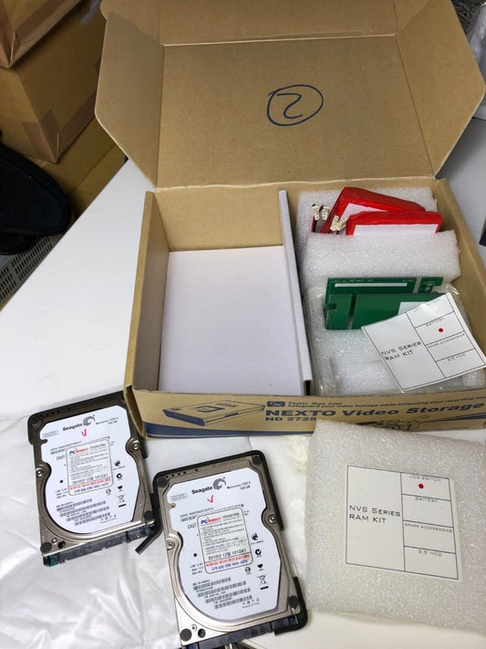 NEXTO DI NVS2500 Video Storage KIT 2 HDD (2X 500Gb) +2 Jog Switch + 3 battery - KLR Automation