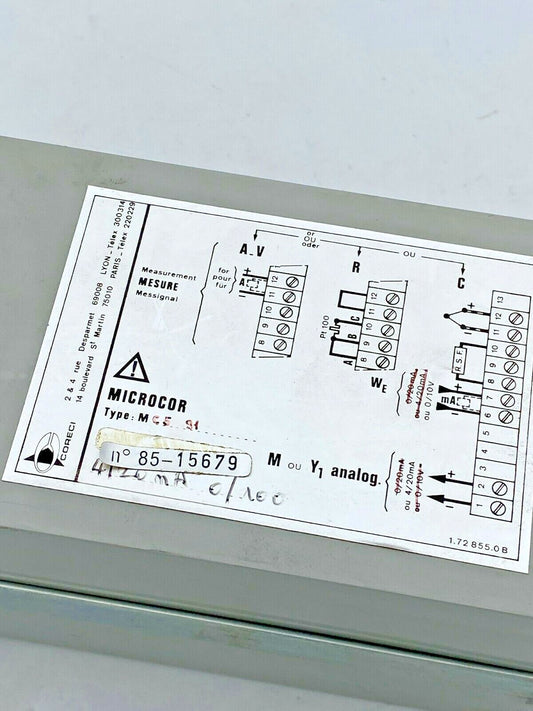 CORECI MICROCOR II MC5 91 CONTROLLER - KLR Automation