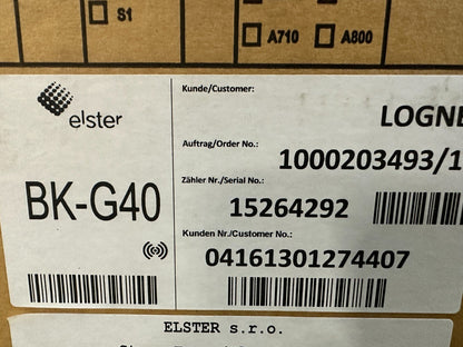 Honeywell ELSTER BK - G40 DN 80 counter - KLR Automation