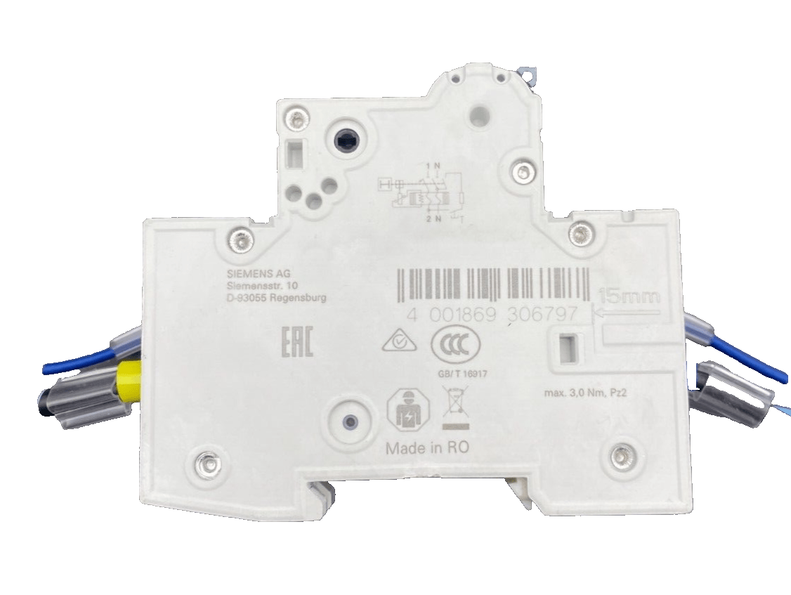 SIEMENS 5SU1356 - 7KK10 C10 30mA CIRCUIT BREAKER x5pc - KLR Automation