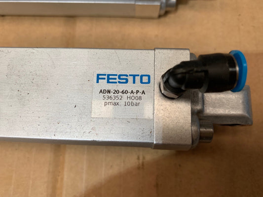1 x  FESTO 	 Compact cylinder ADN-20-60-A-P-A 536352