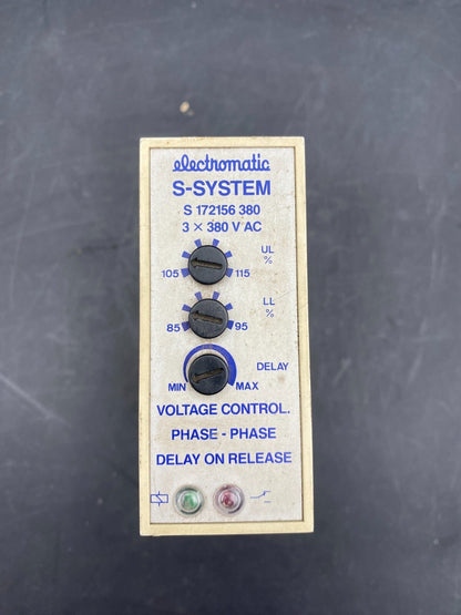 ELECTROMATIC S - SYSTEM S 172 156 380 PROCESS CONTROL THREE PHASE - KLR Automation