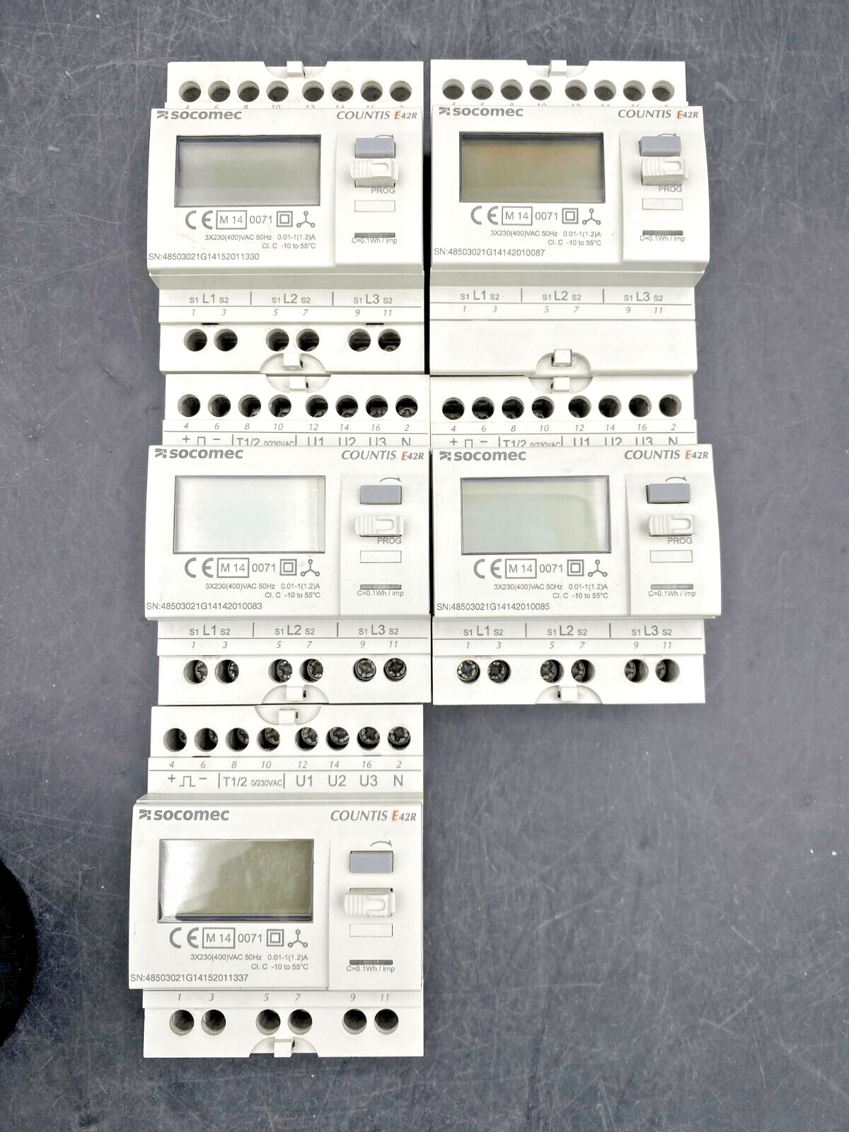 1pc x SOCOMEC COUNTIS E42R 87A885 ENERGY METER - KLR Automation