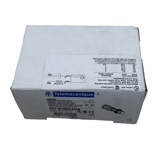 TELEMECANIQUE DETECTEUR DE PROXIMITE XS1 M18MA230B 5mm x1 - KLR Automation