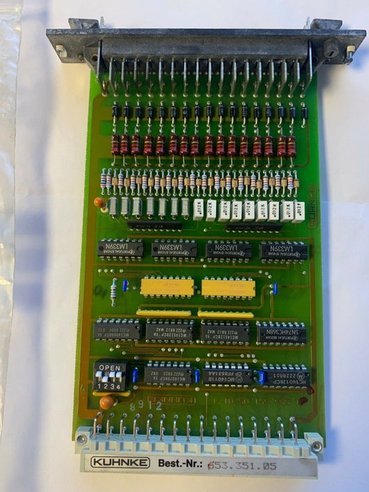 kuhnke plc card 653.351.05 - KLR Automation