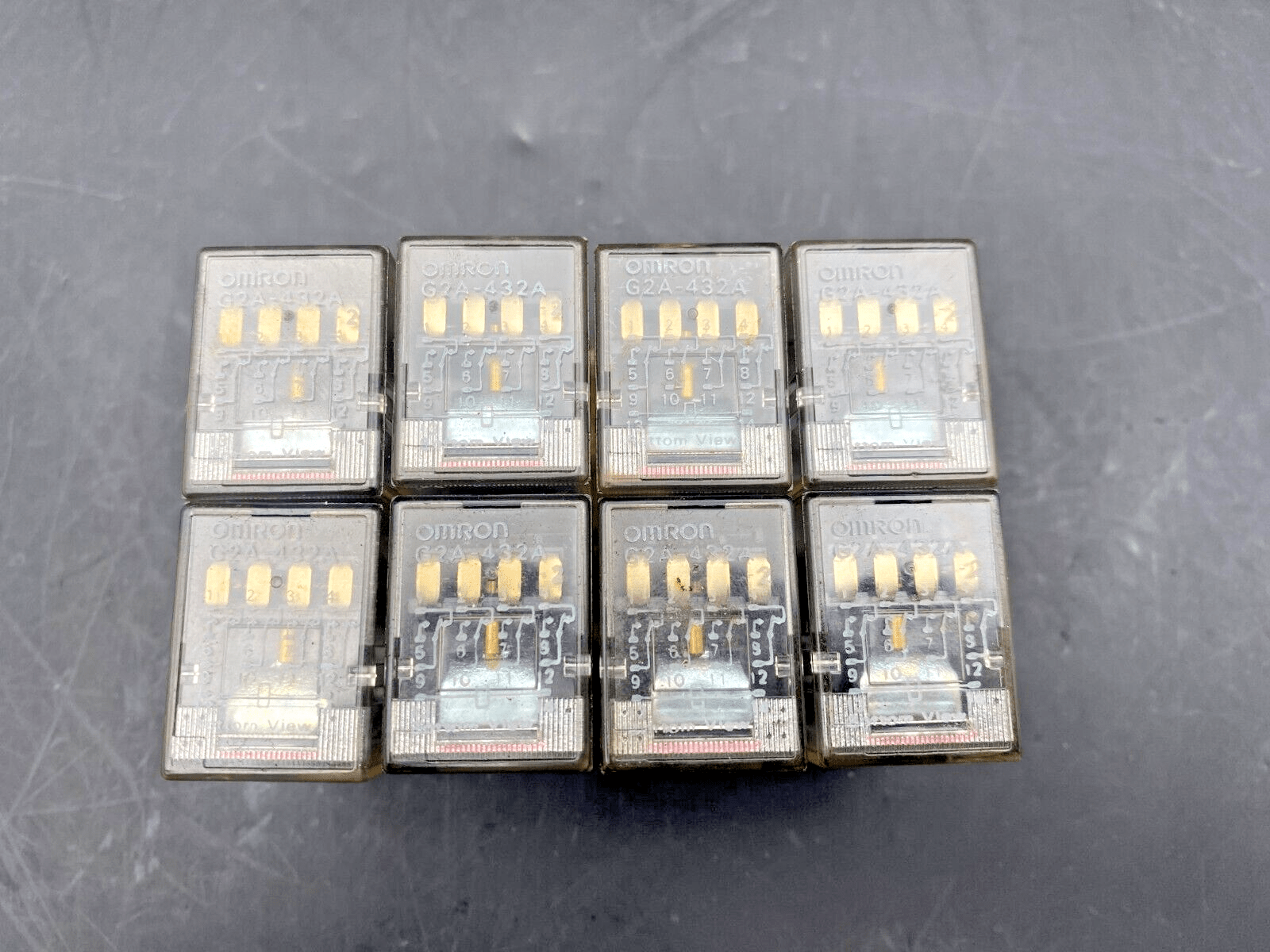 LOT OF 8 OMRON G2A - 432A RELAY - KLR Automation