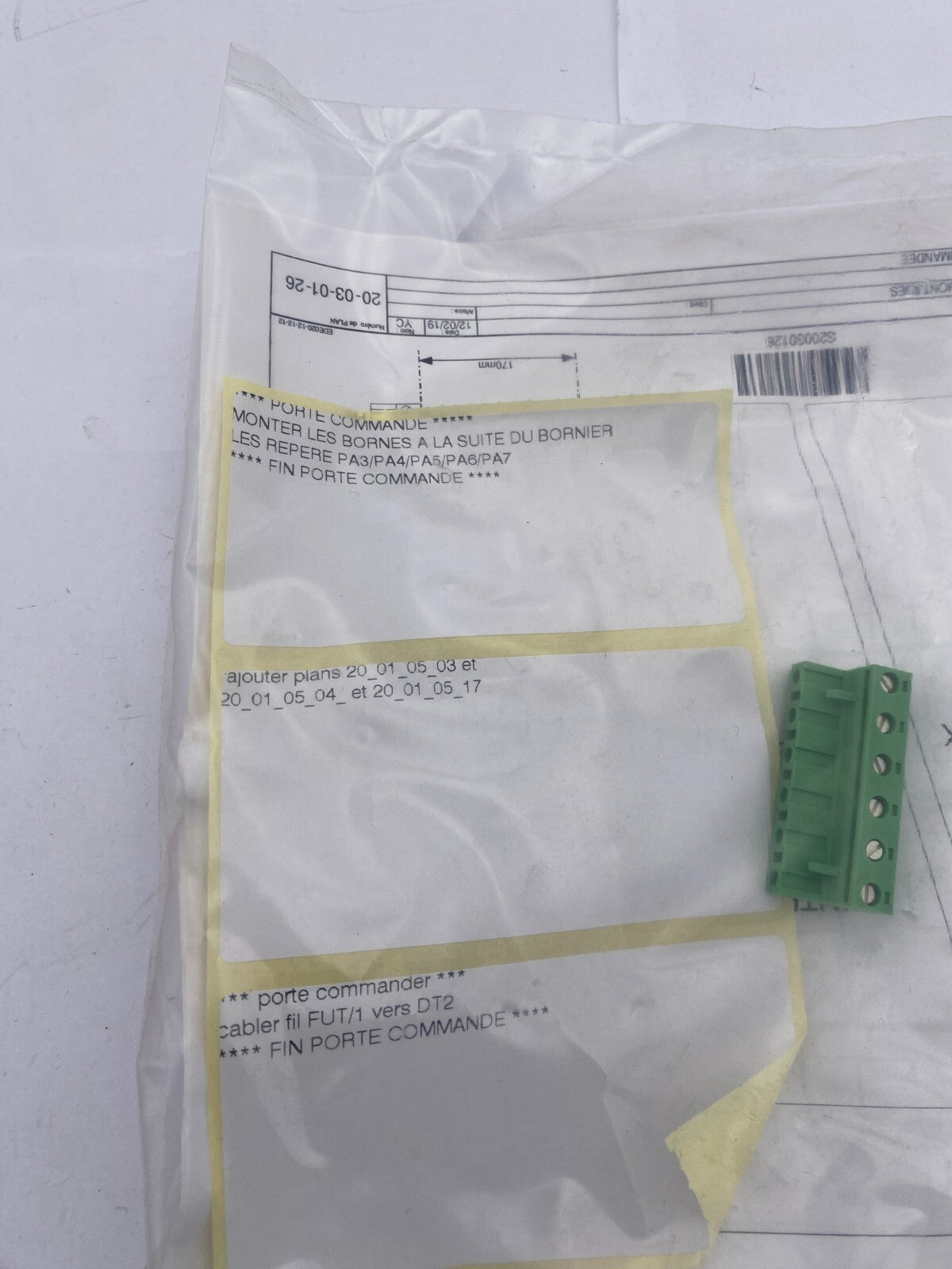 SODIMAS PORTE COMMANDE Elevator parts lift - KLR Automation