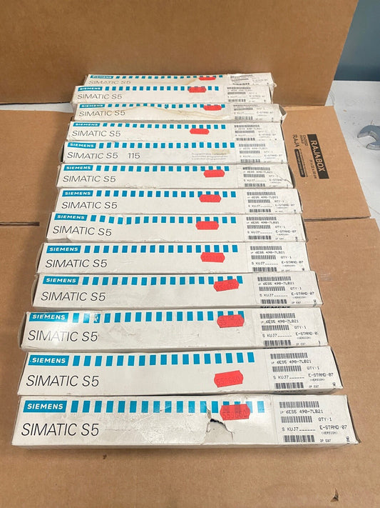 13 pc x Siemens 6ES5 490 - 7LB21 Connector with Screw Type Terminal Neuf - KLR Automation
