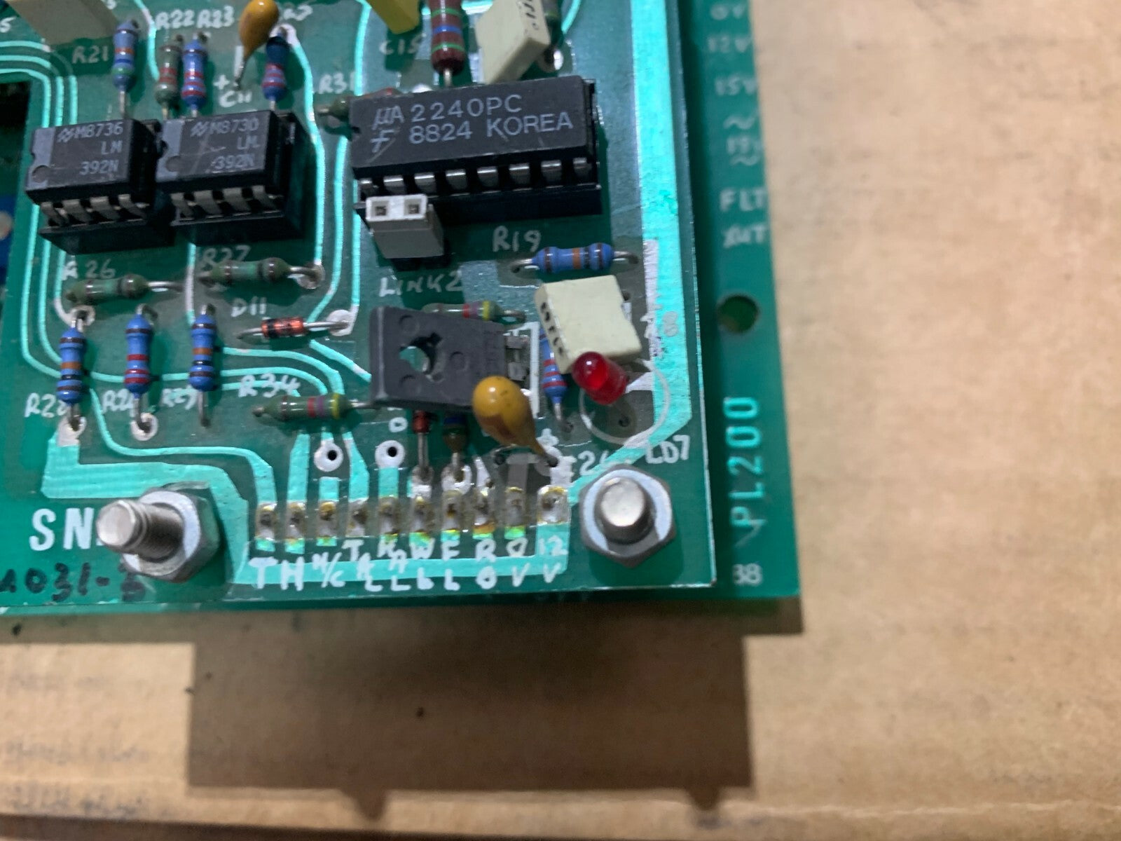 card Controls machine printed see and make offer