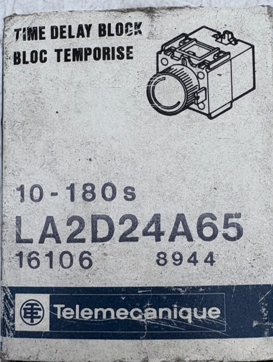 TELEMECANIQUE BLOC TEMPORISE LA2D24A65 x1