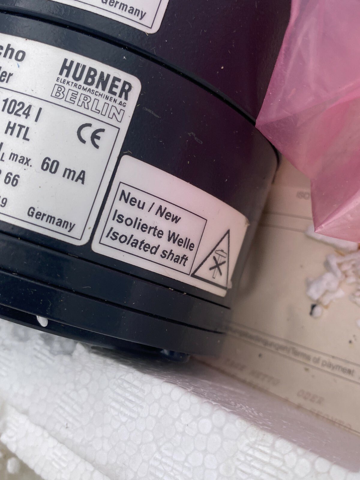 Baumer Hübner HOG 10 G DN 1024 I Incremental Encoder - KLR Automation