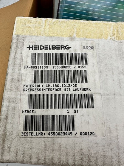 HEIDELBERG PREPRESS INTERFACE 3.0 CP.186.1012/05