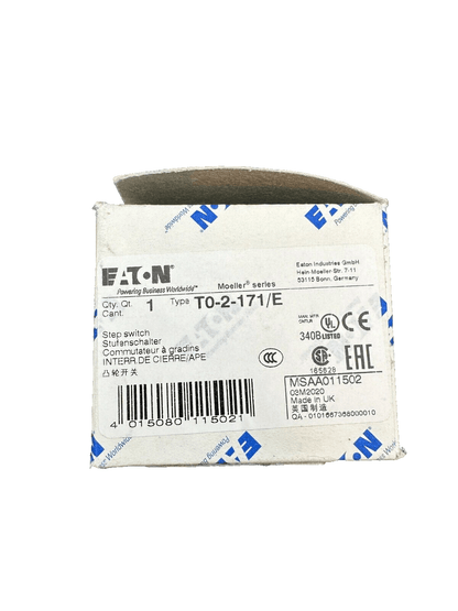 1pc x EATON T0 - 2 - 171/E STEP SWITCH - KLR Automation