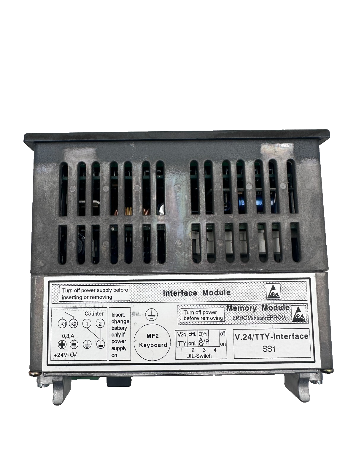 SIEMENS 6AV3010-1DK00 TEXT DISPLAY TD10/220-5 + 6AV3971-1BA01-0CA0