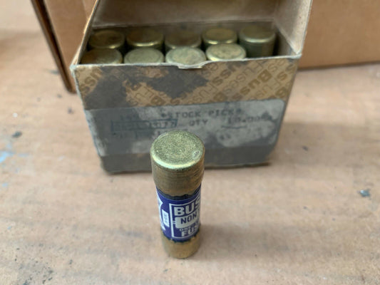 NEW 10 X NON - 6 & 10 x NON - 10 ONE - TIME BUSS FUSES 250V - KLR Automation