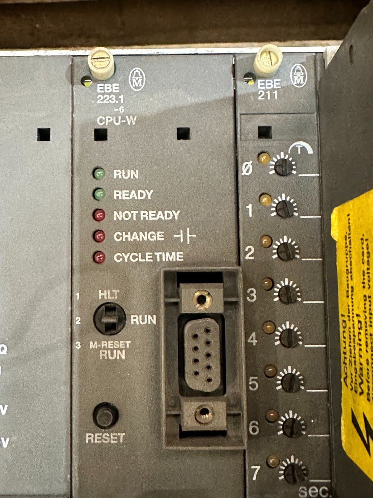 KLOCKNER MOELLER SUCOS PS316 - 212 - 1 EBE240.1 - 2 EBE223.1 - 6 cpu - w EBE211 s201 s252 - KLR Automation