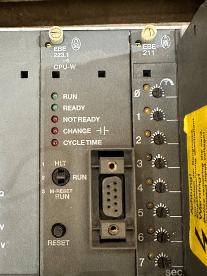 KLOCKNER MOELLER SUCOS PS316 - 212 - 1 EBE240.1 - 2 EBE223.1 - 6 cpu - w EBE211 s201 s252 - KLR Automation
