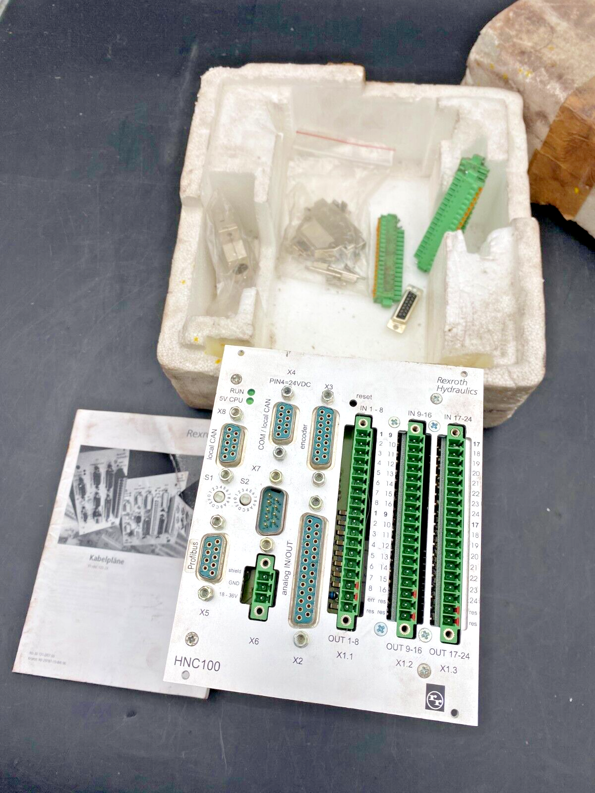 REXROTH HNC100 VT-HNC100-1-22A/W-24-P-0 DIGITAL AXIS CONTROL