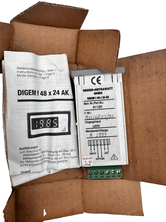 GOSSEN - METRAWATT DIGEM F48x24 AK - KLR Automation