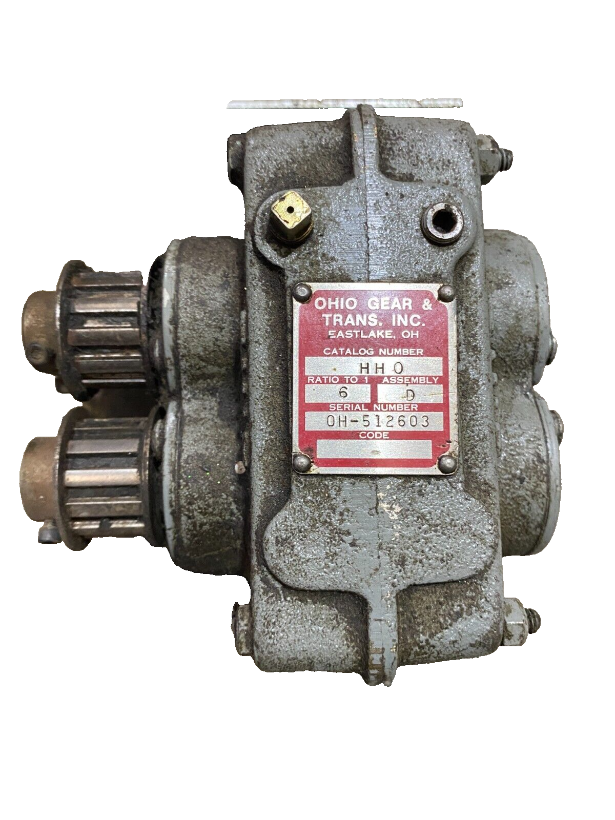 OHIO GEAR HH0 RATIO TO 1 6 ASSEMBLY D