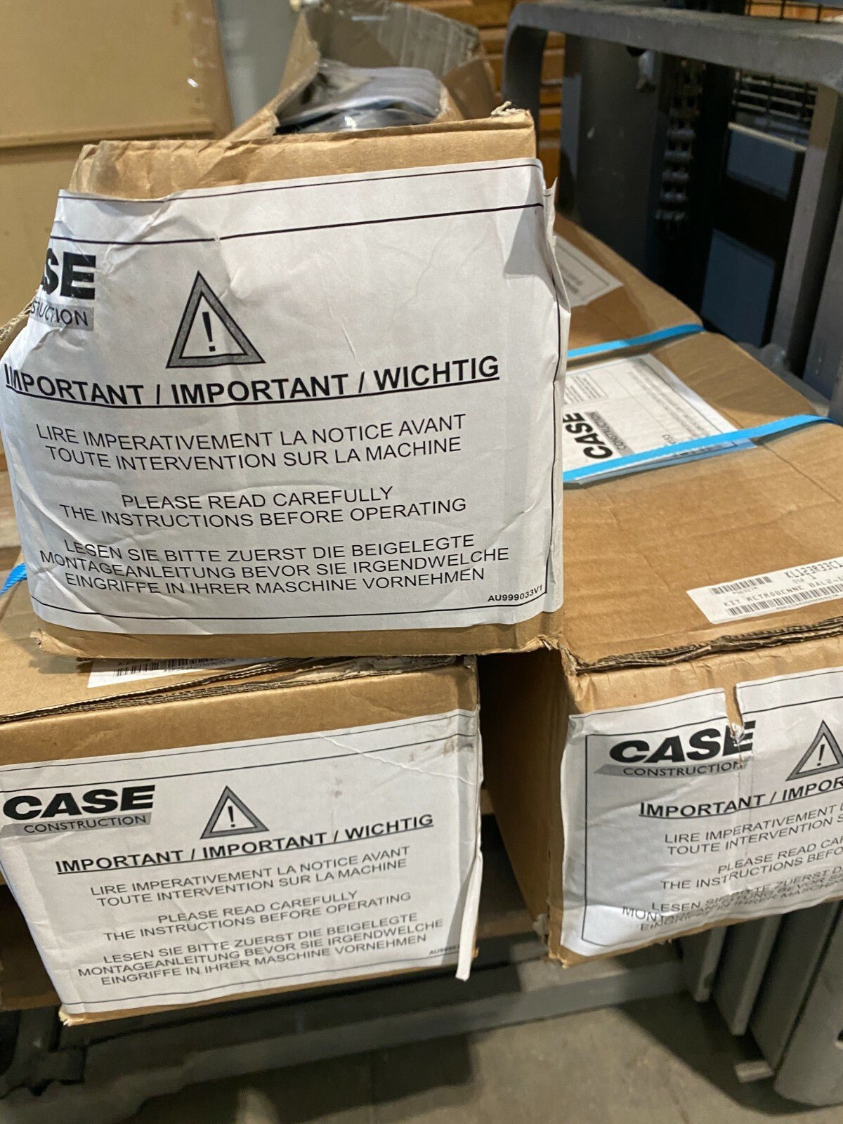 1pc x KIT RETROBENNE BAL2,5M+3,0M CX130D PELLE CASE CX130 D - C - B 87754153 - KLR Automation