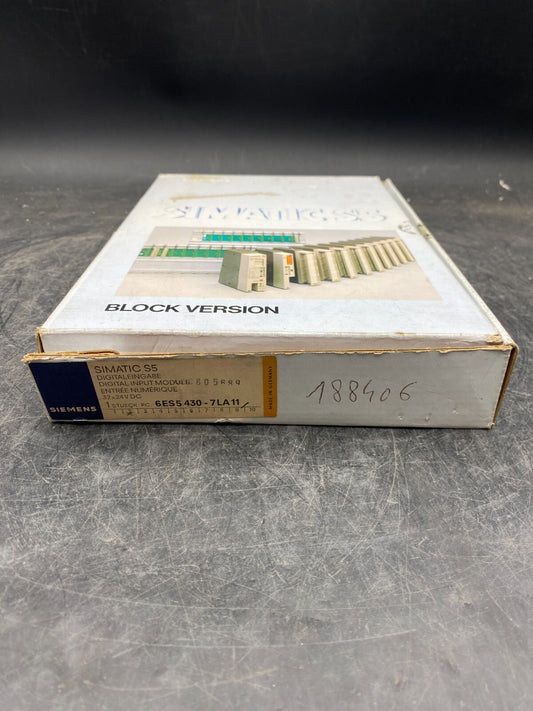 SIEMENS SIMATIC S5 6ES5430-7LA11 DIGITAL INPUT MODULE