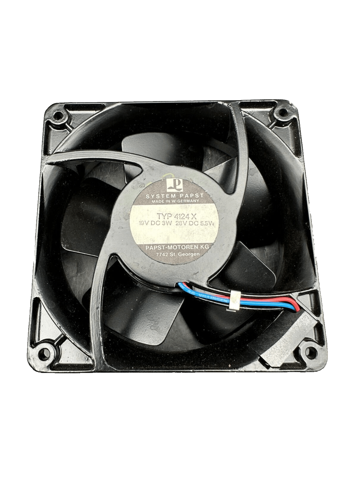 PAPST - LUFTER TYP 4124X 19VDC 3W 28VDC 5.5W VENTILATEUR - KLR Automation