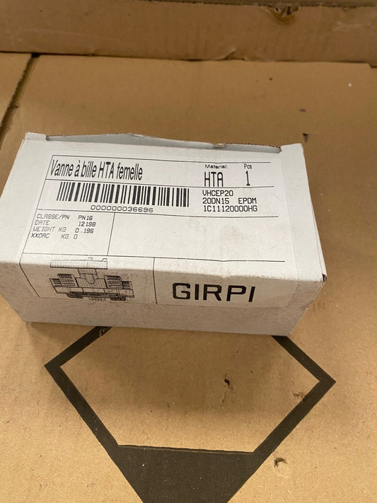VANNE A BILLE HTA VHCEP20 GIRPI - KLR Automation