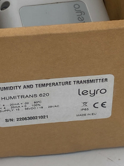 Humidity and temperature transmitter HumiTrans 620 Leyro - KLR Automation