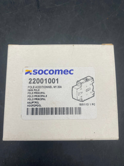 SOCOMEC 22001001 MAIN POLE LOAD BREAK SWITCH - KLR Automation