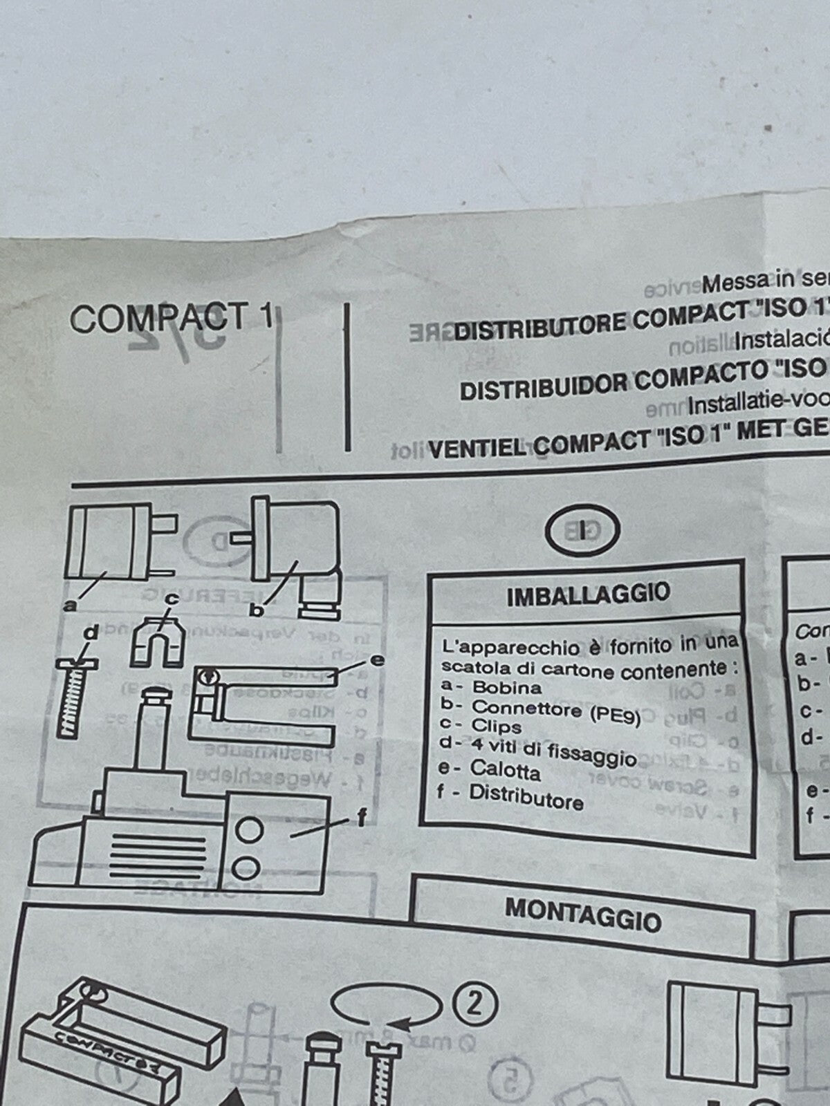 JOUCOMATIC ASCA DISTRIBUTEUR COMPACT ISO 1  5/2 AVEC PILOTE INTEGRE