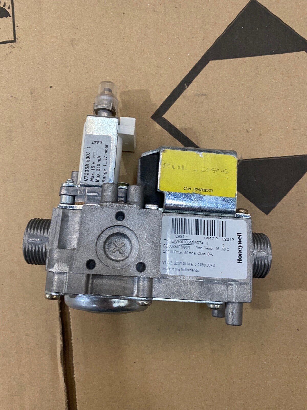 Gas Valve Honeywell VK4105M 5108 4 V7335A50371 - KLR Automation