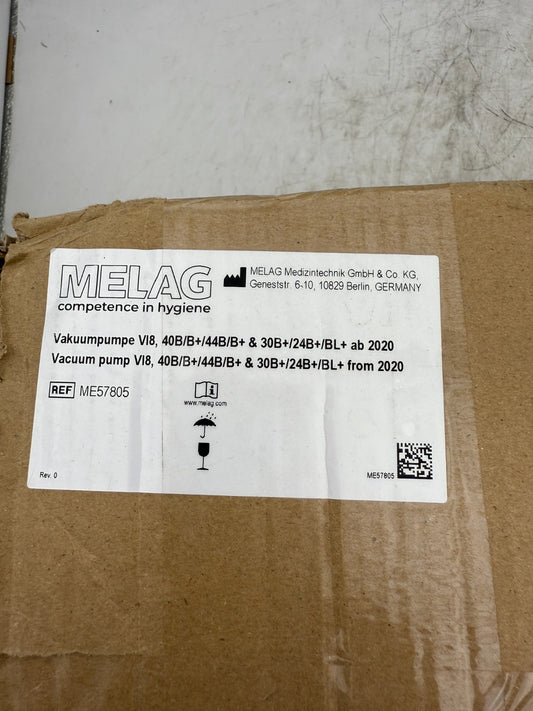 Melag Vacuum pump VI8, 40B/B+/44B/B+ & 30B+/24B+/BL+ from 2020 ME57805 - KLR Automation