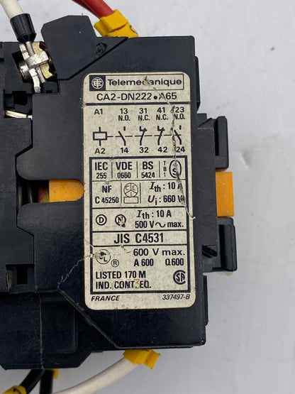 SCHNEIDER ELECTRIC TELEMECANIQUE CA2 - DN222 •A65 - KLR Automation