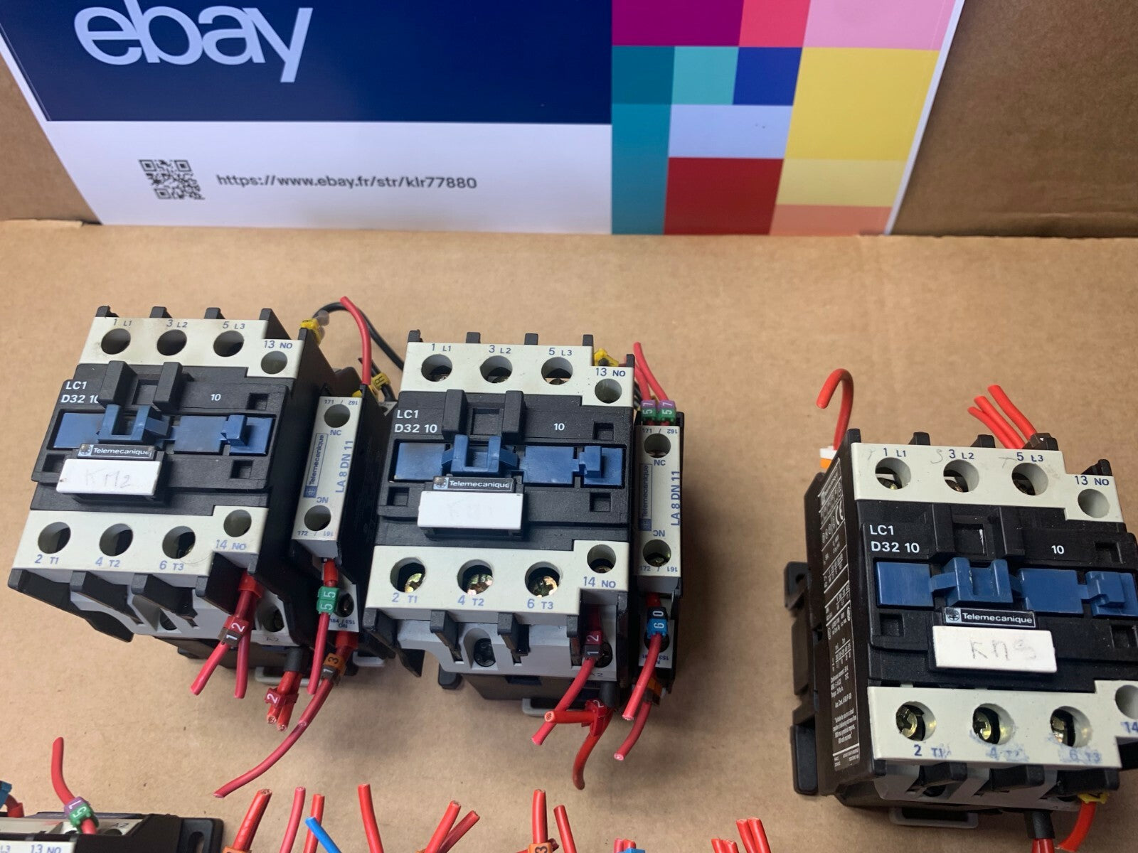 Lot de 14 pc x TELEMECANIQUE LC1 D3210 + D1810 + CA2KN22 + LC1K0901B7 Contactor