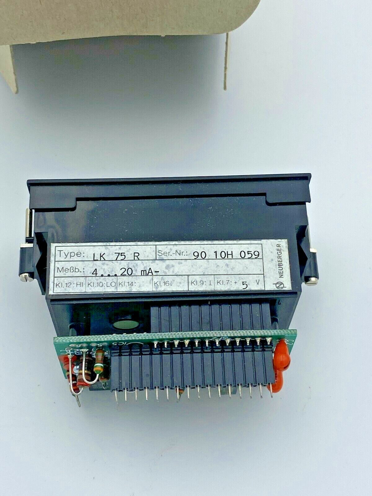 neuberger messinstrumente gmbh 58957 / 7  Type  LK 75 R